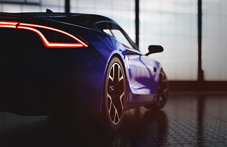 Image of back of car for automotive solution